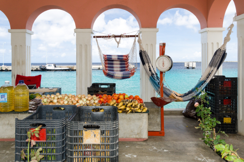 Venezuelan fruits and vegetables on Bonaire
