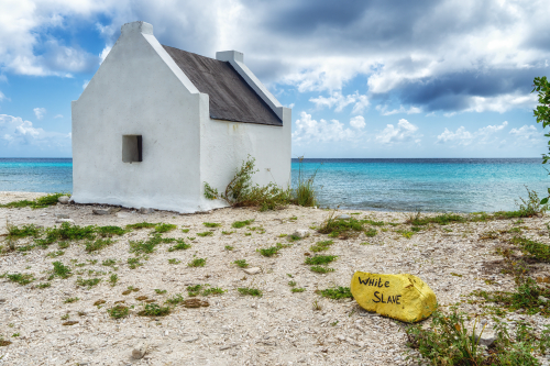 A slave hut at White Slave on Bonaire