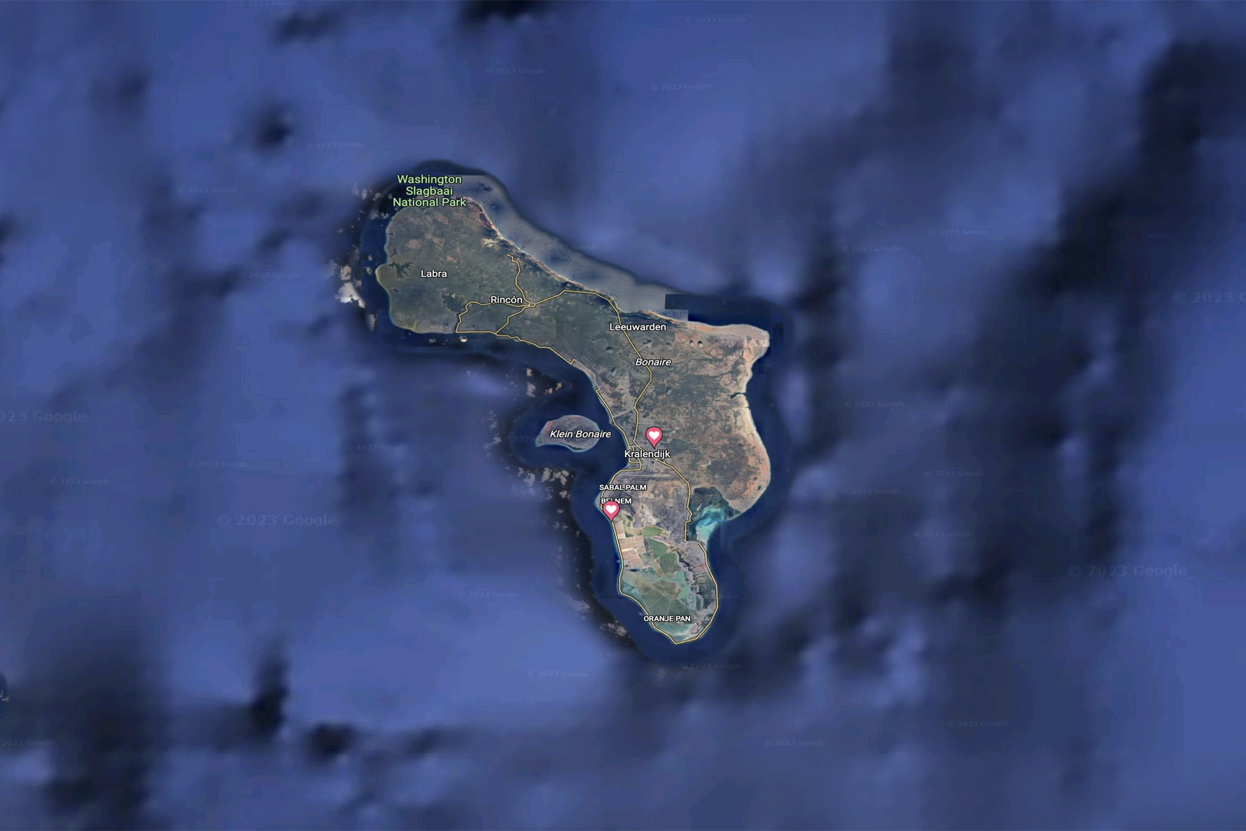 Kaart van Bonaire, verken Bonaire via ons complete overzicht