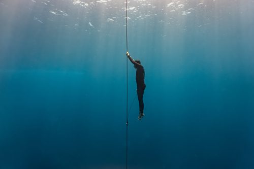 Free diving on Bonaire