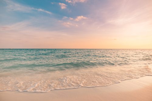 Mooie Caribisch Nederlandse zonsondergang