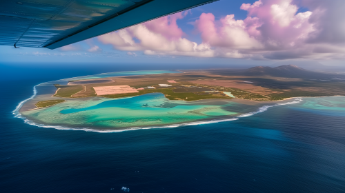 Bonaire from the air