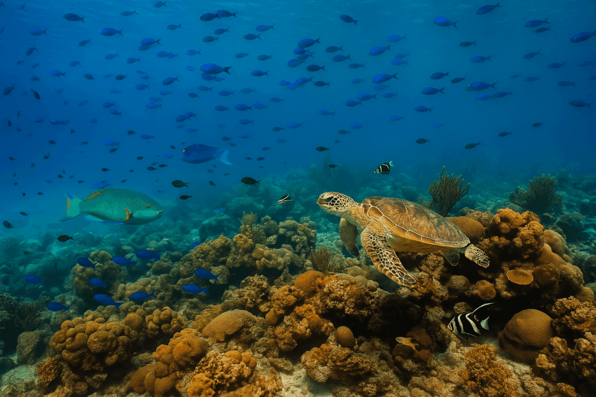 Marine life at Angel City